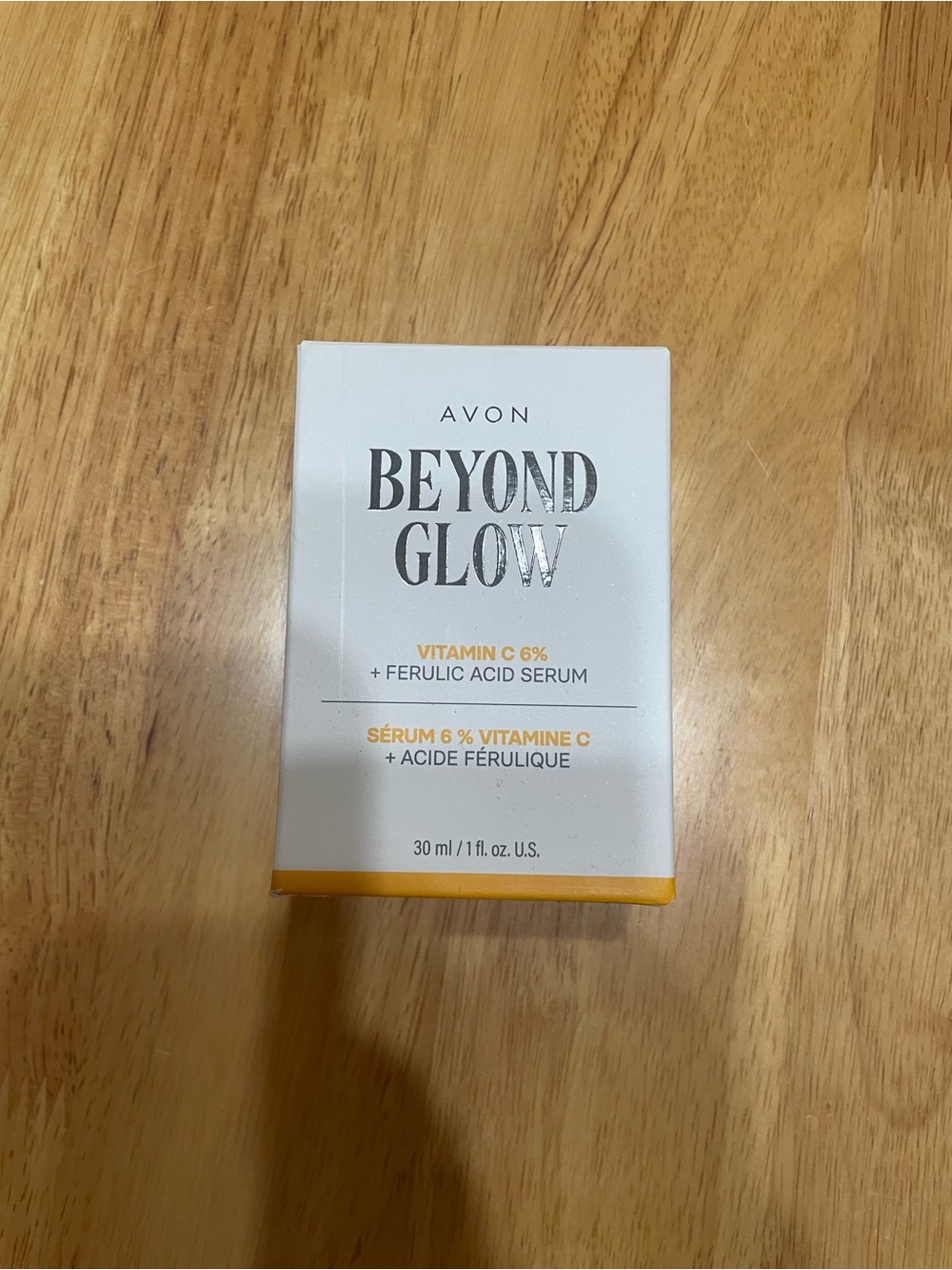 Avon Beyond Glow Vitamin C Serum - White & Yellow Accents
